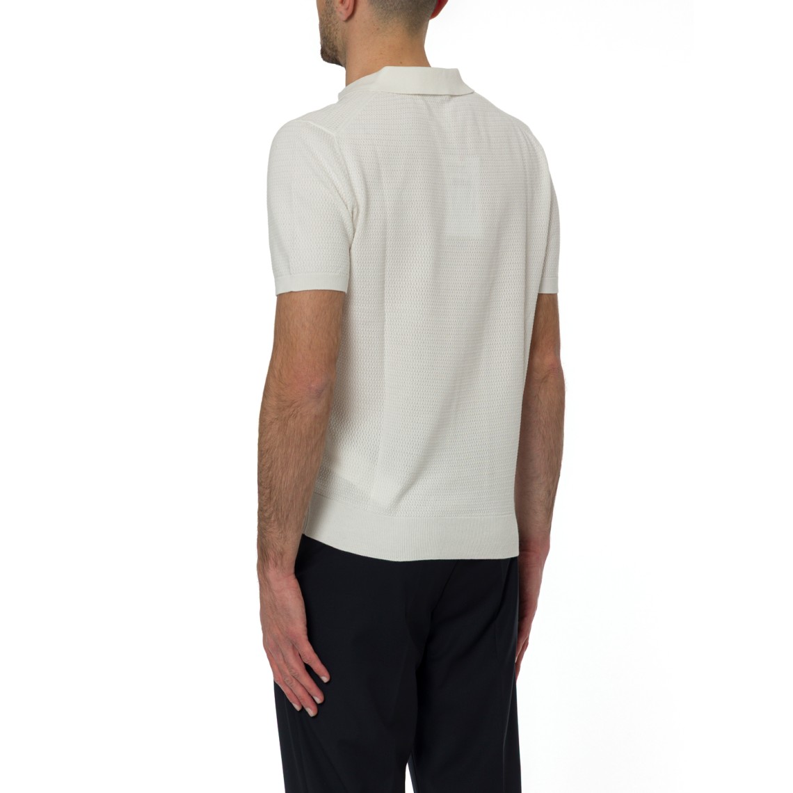 Polo in maglia traforata Manuel Ritz