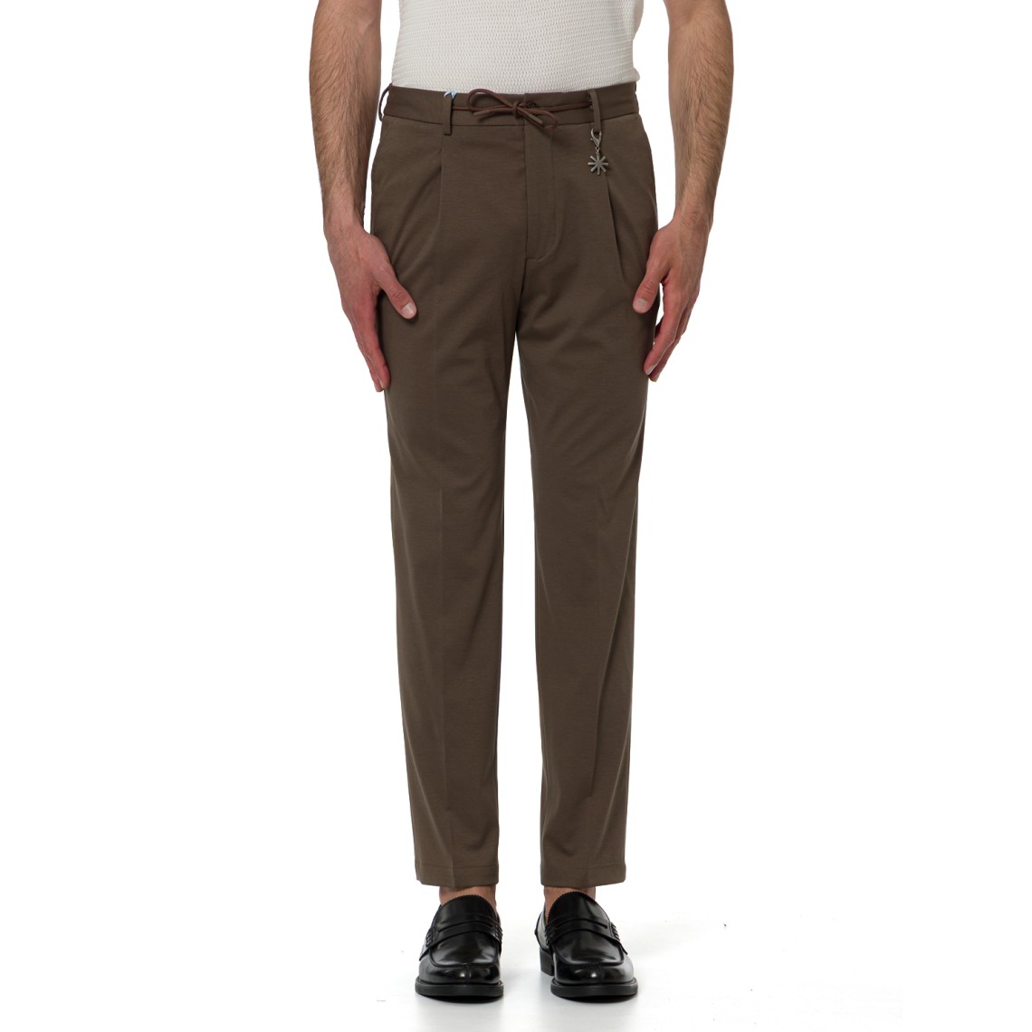 Pantaloni slim fit Manuel Ritz con coulisse