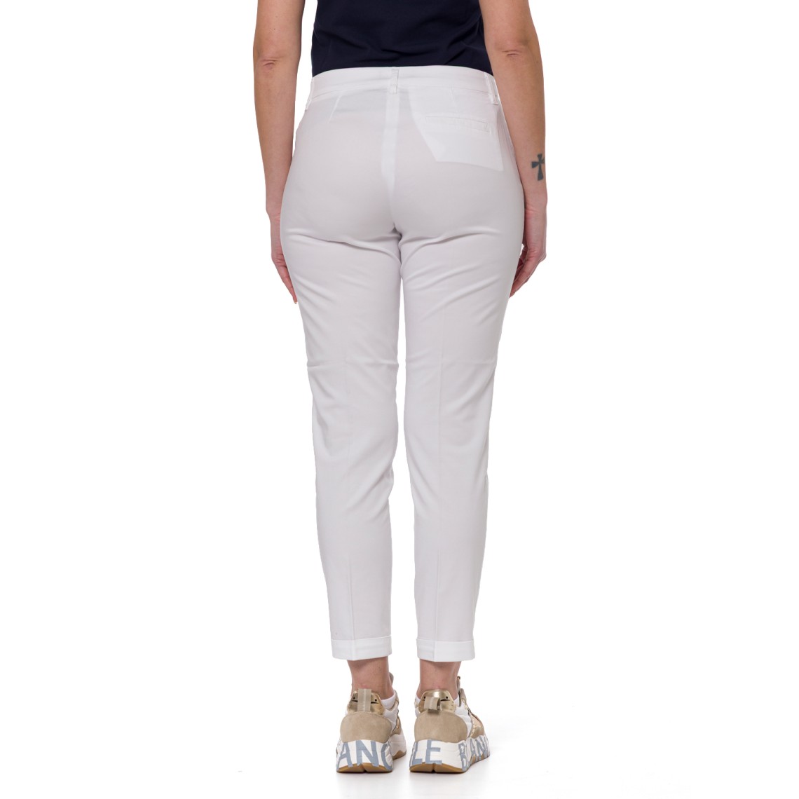 Pantaloni Slim Fit in Cotone Stretch Fay