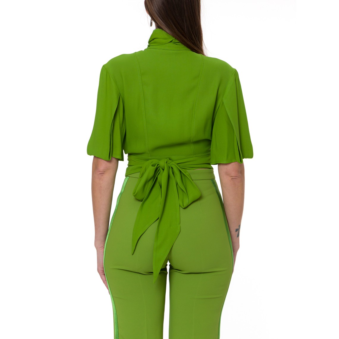 Blusa in georgette di viscosa Elisabetta Franchi