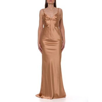 Abito Red Carpet in raso Elisabetta Franchi