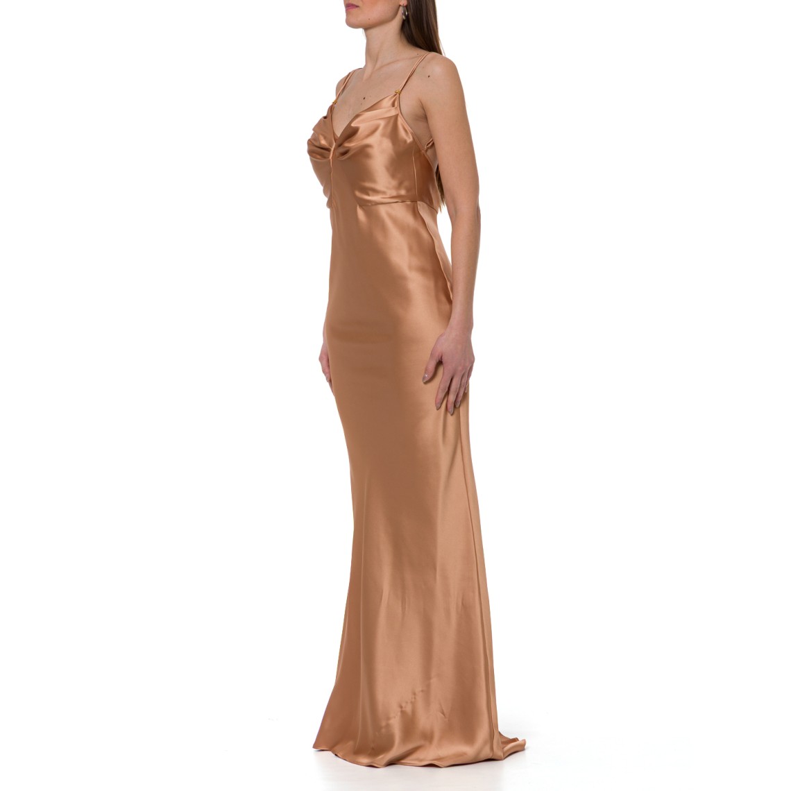 Abito Red Carpet in raso Elisabetta Franchi