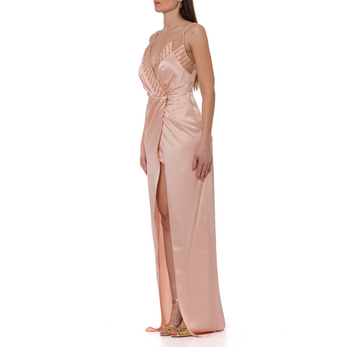 Abito Red Carpet con cristalli ricamati Elisabetta Franchi