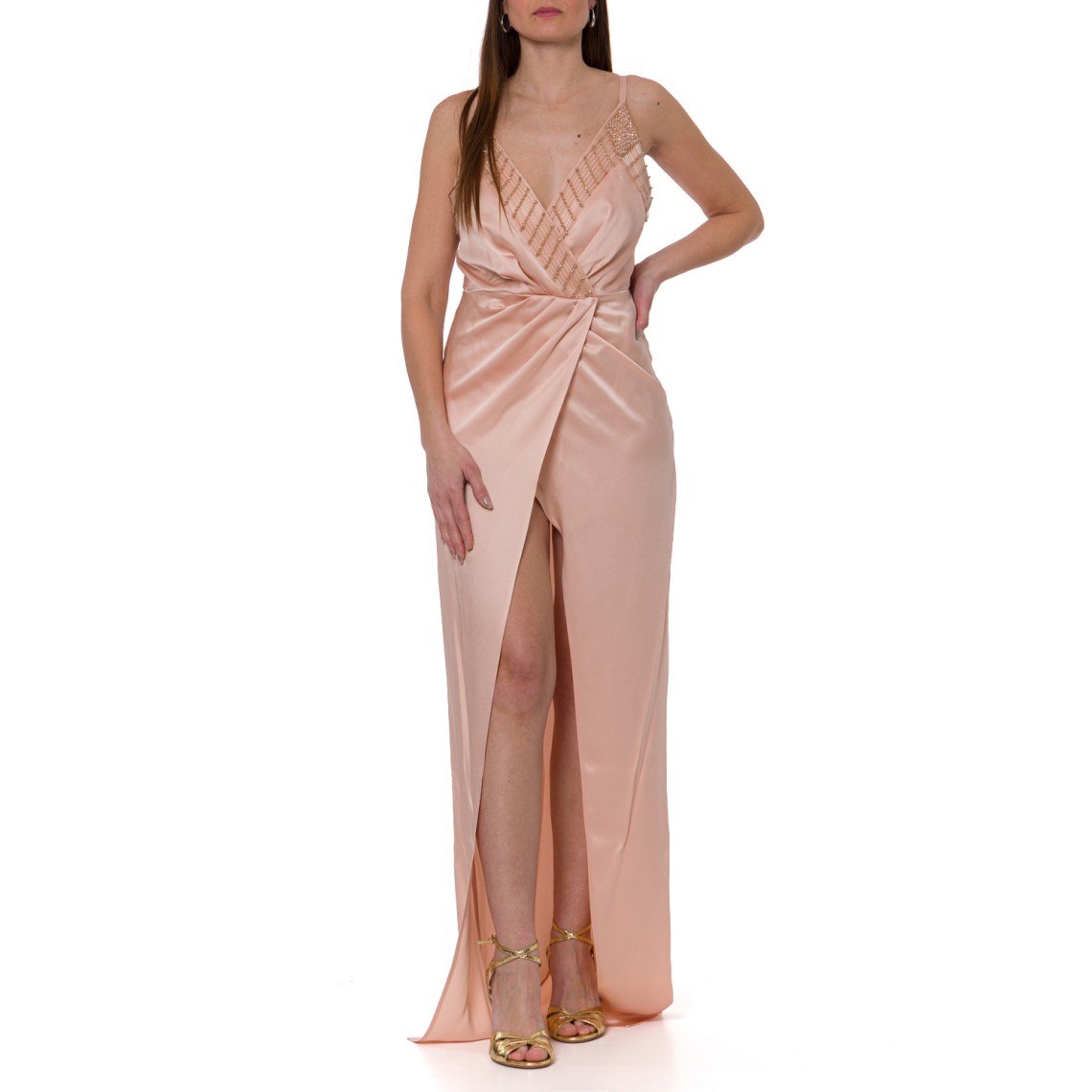 Abito Red Carpet con cristalli ricamati Elisabetta Franchi