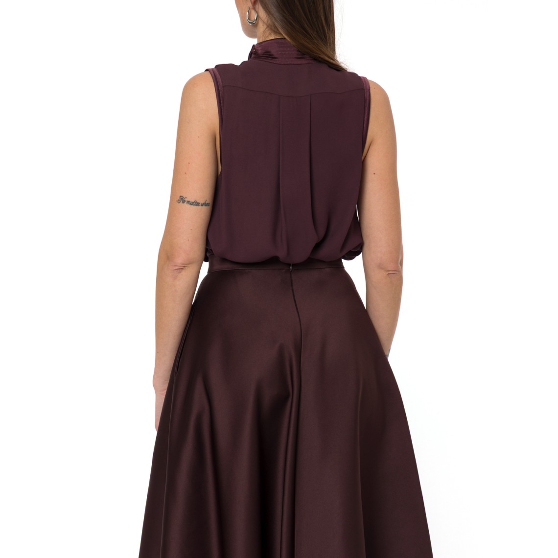 Top in georgette di viscosa Elisabetta Franchi