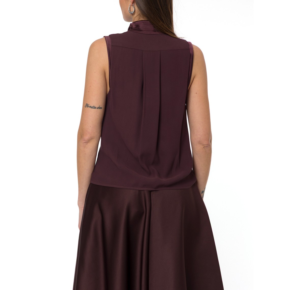 Top in georgette di viscosa Elisabetta Franchi