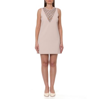 Abito corto con ricami gioiello Liu Jo