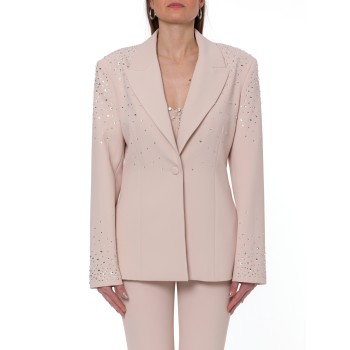 Blazer slim fit con ricami gioiello Liu Jo