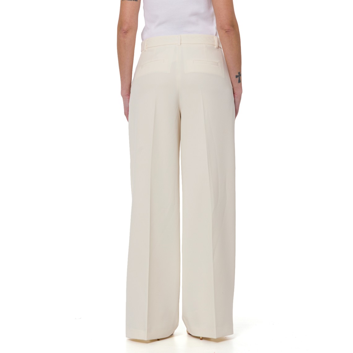 Pantaloni palazzo con doppio cintone Liu Jo