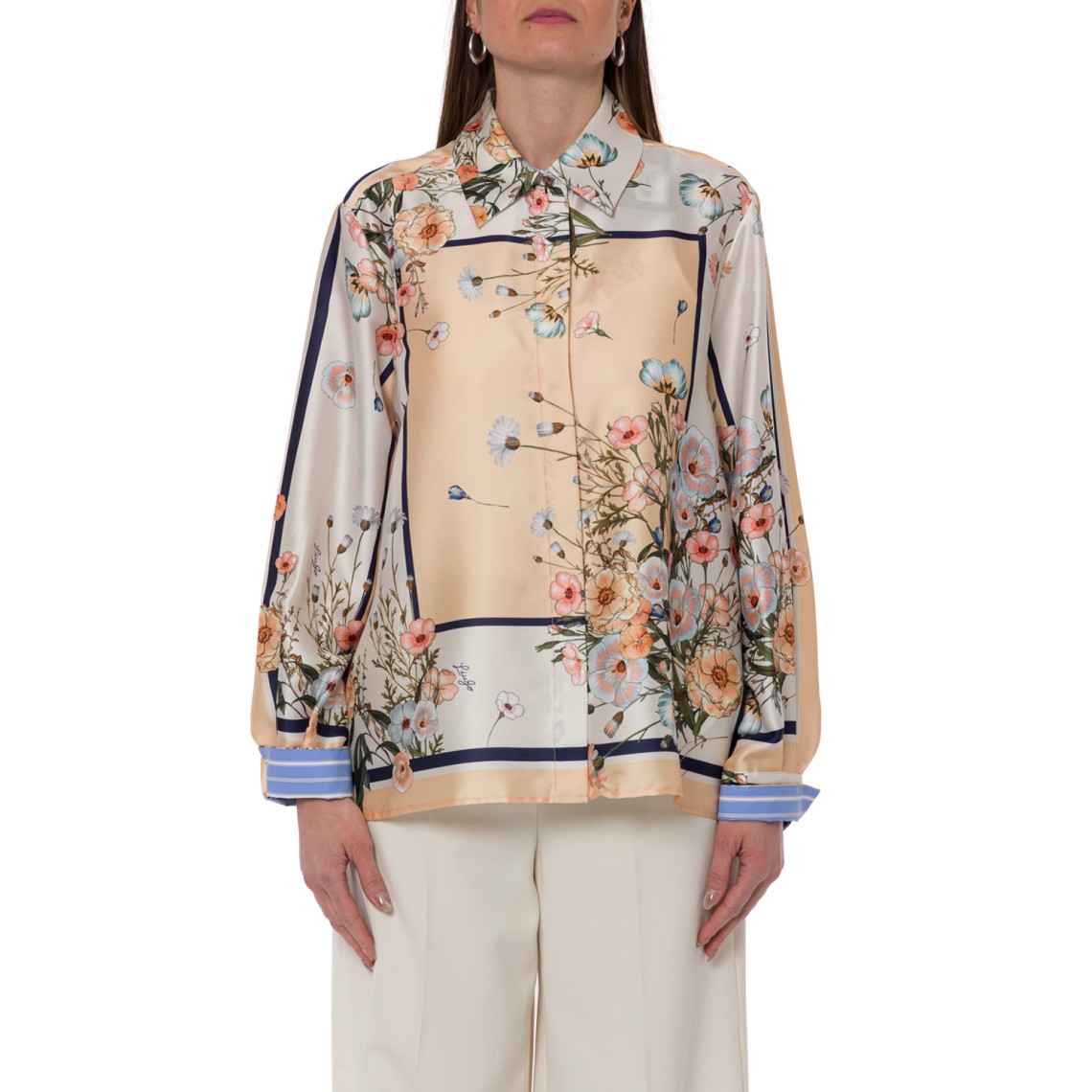 Camicia in twill stampato Liu Jo