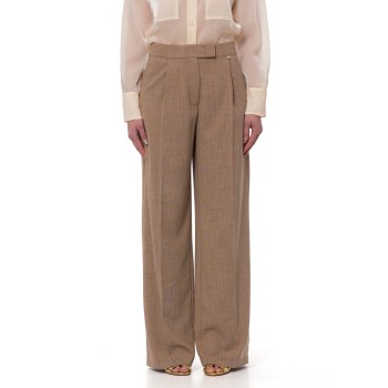 Pantaloni a gamba larga Liu Jo in misto viscosa