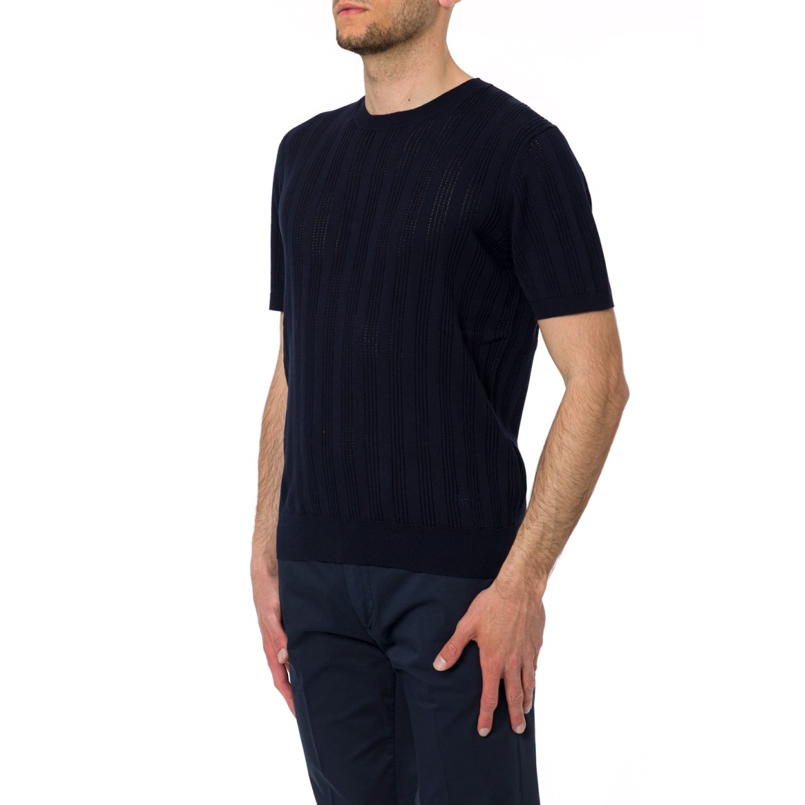 T-shirt in maglia di cotone Manuel Ritz