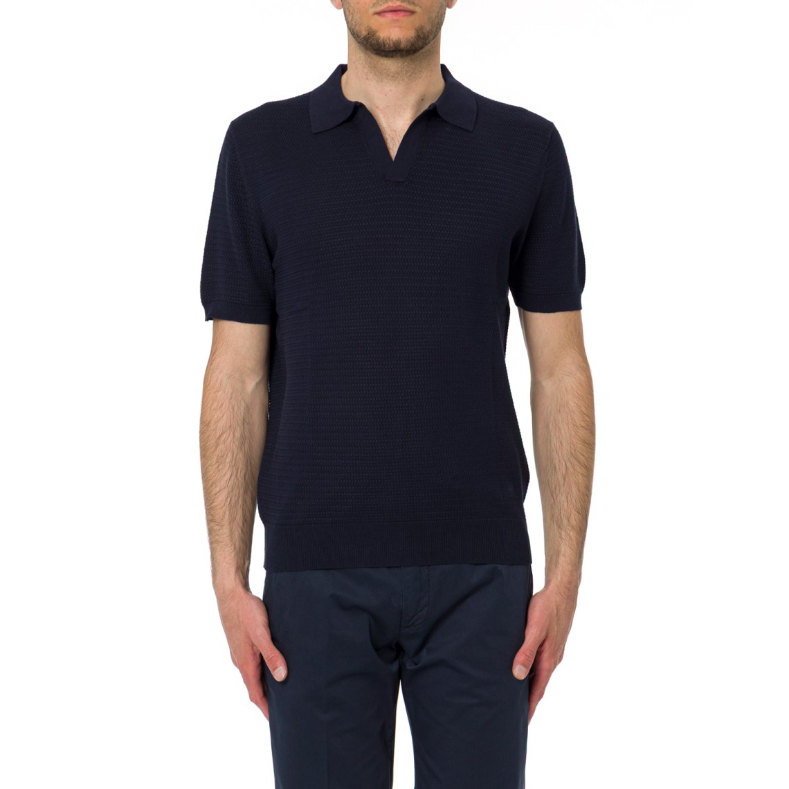 Polo in maglia traforata Manuel Ritz