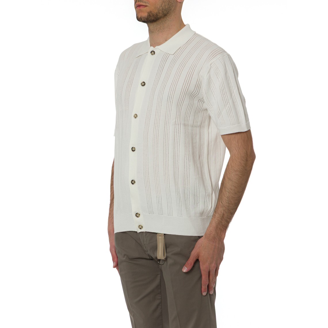 Polo in maglia traforata Manuel Ritz