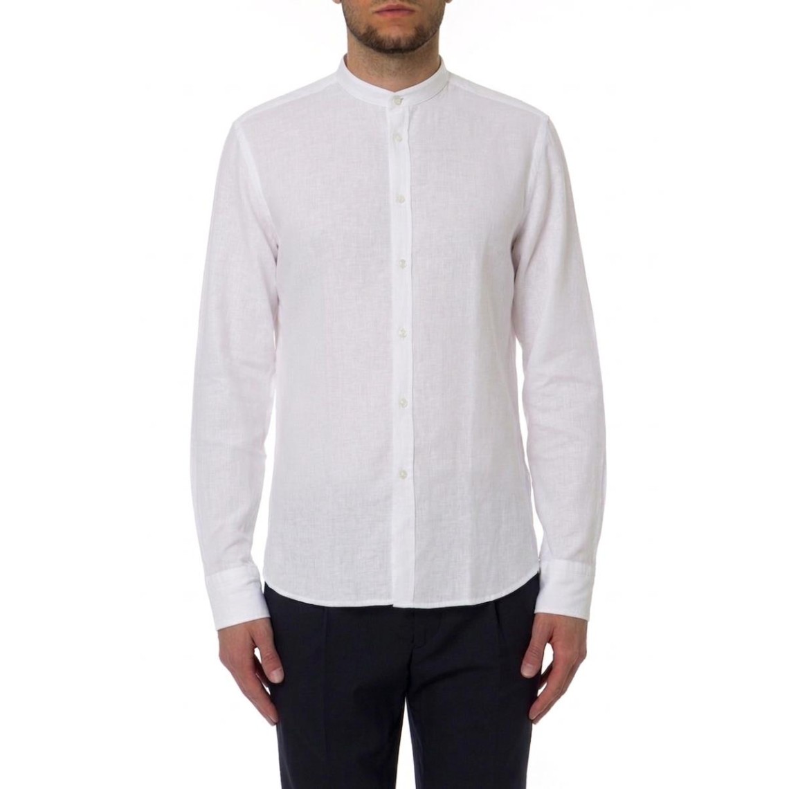 Camicia casual Manuel Ritz in lino e cotone