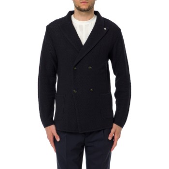Blazer doppiopetto Manuel Ritz in misto cotone