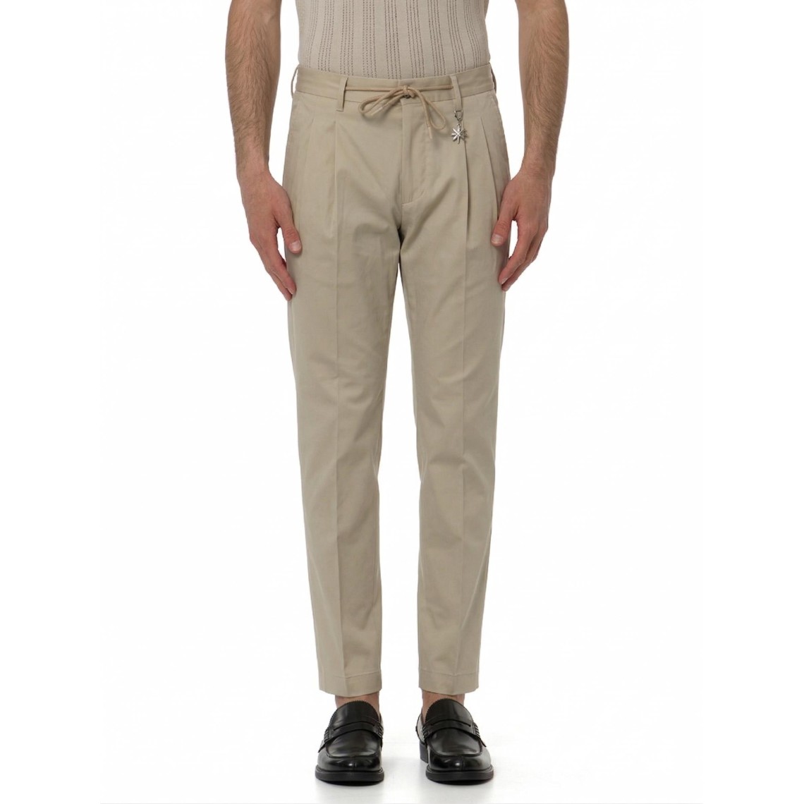 Pantaloni chino Manuel Ritz con coulisse
