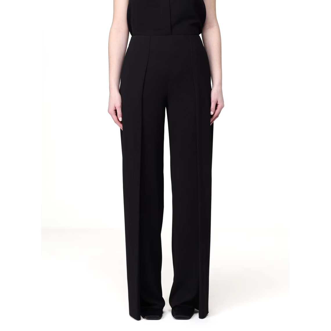 Pantaloni palazzo Emporio Armani in crêpe