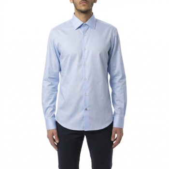 Camicia Boss regular fit in popeline di cotone