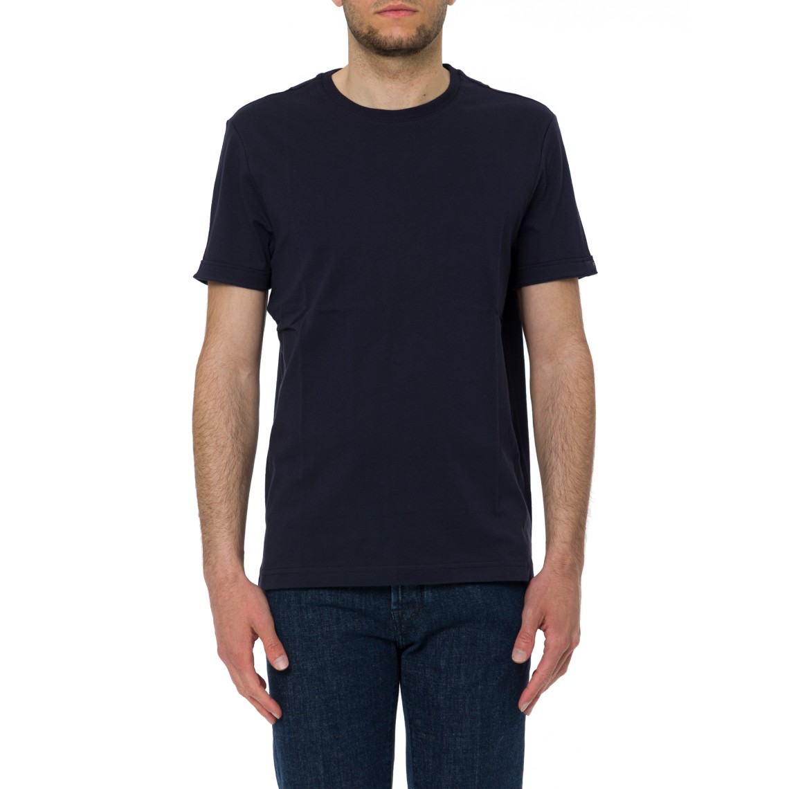 T-shirt Regular Fit in Jersey di Cotone Fay