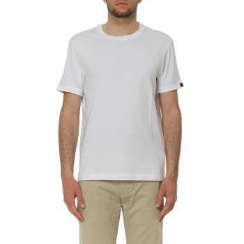 T-shirt Regular Fit in Jersey di Cotone Fay