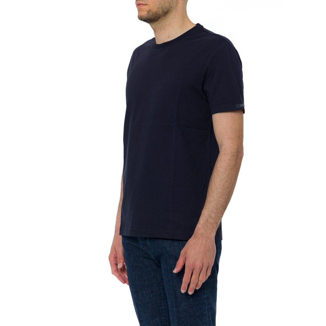 T-shirt Regular Fit in Jersey di Cotone Fay