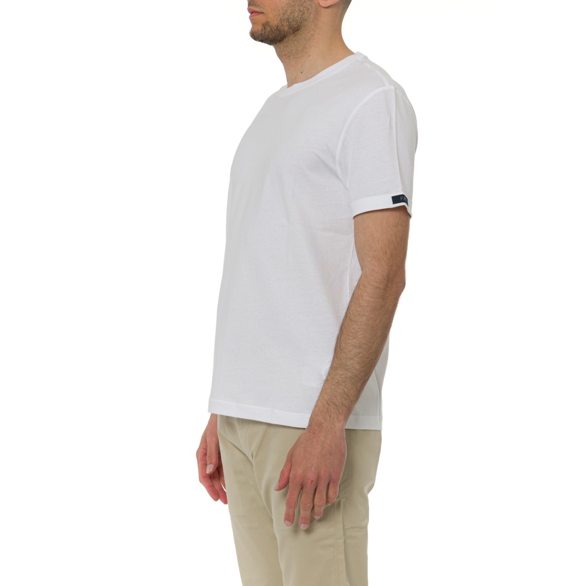 T-shirt Regular Fit in Jersey di Cotone Fay