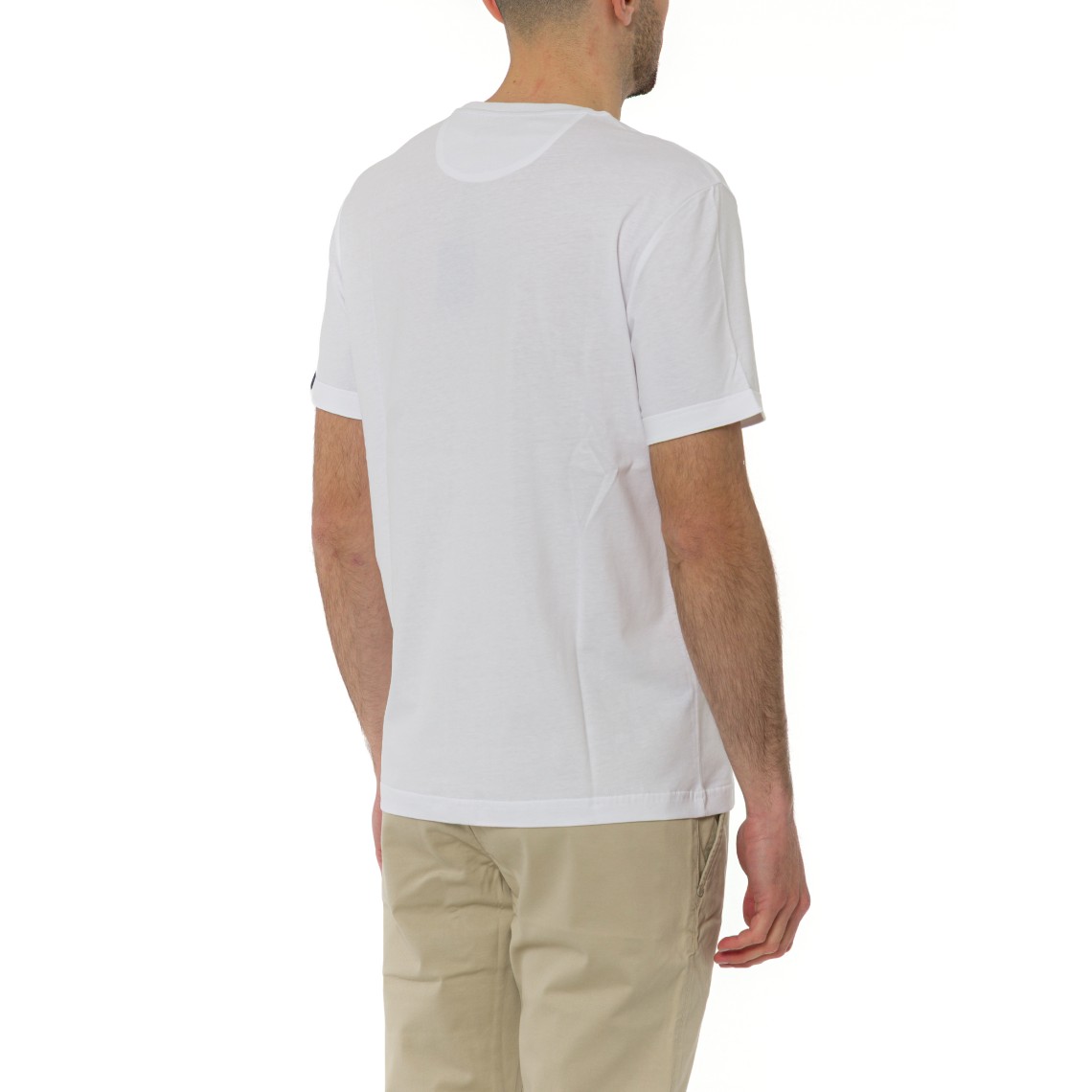 T-shirt Regular Fit in Jersey di Cotone Fay