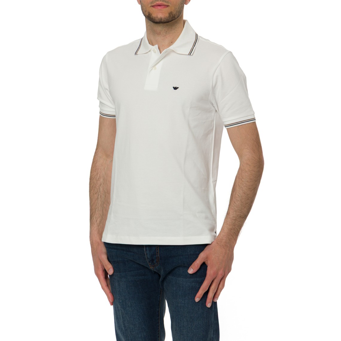 Polo Emporio Armani in cotone stretch