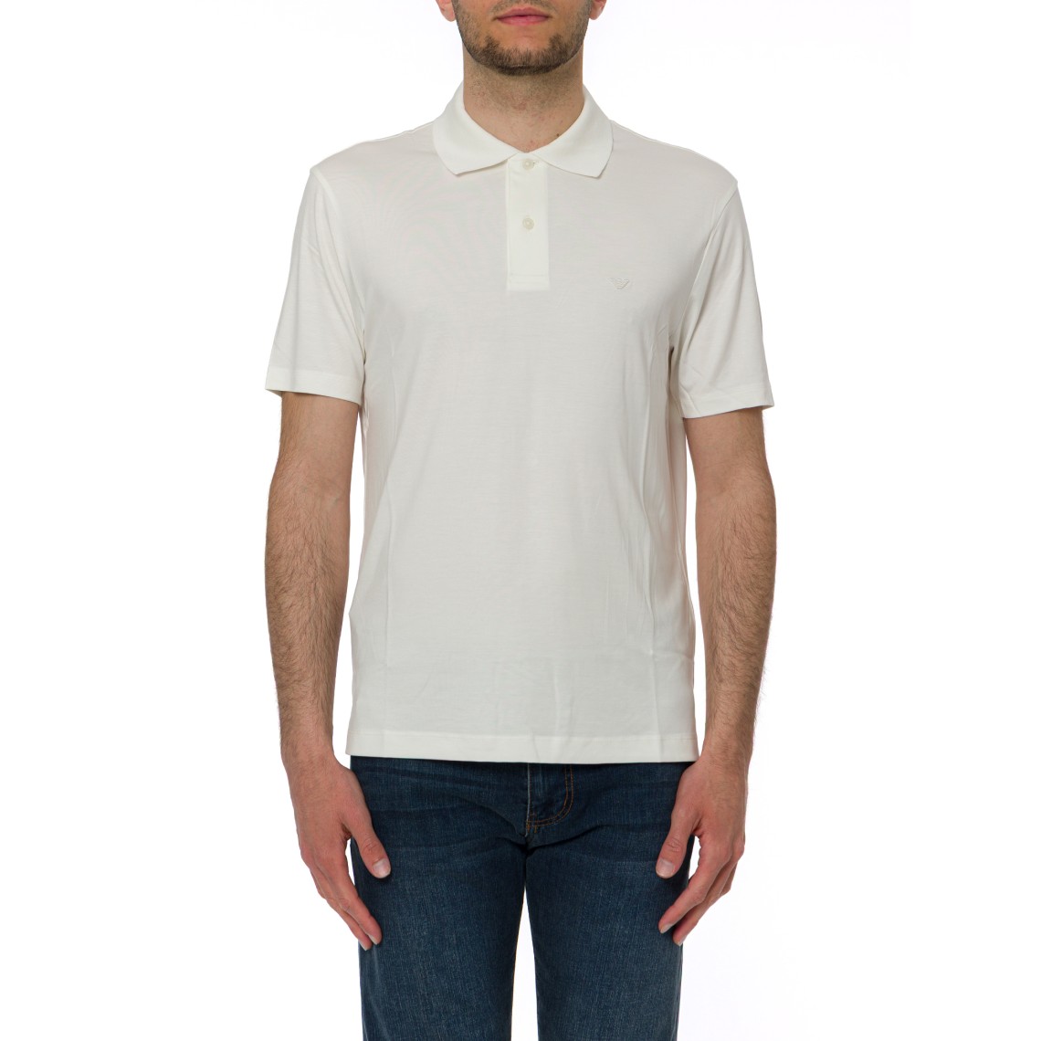 Polo Emporio Armani in misto seta