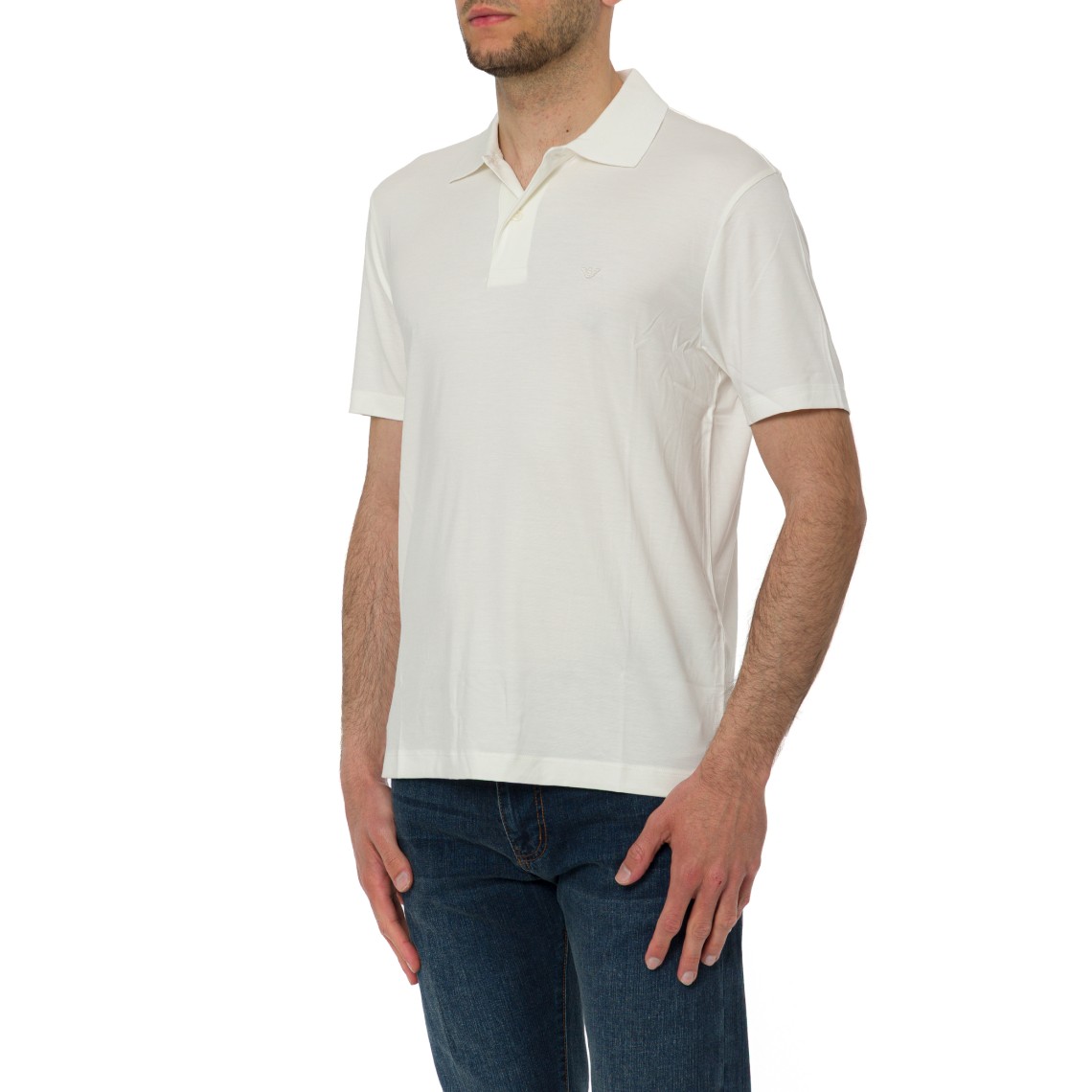 Polo Emporio Armani in misto seta