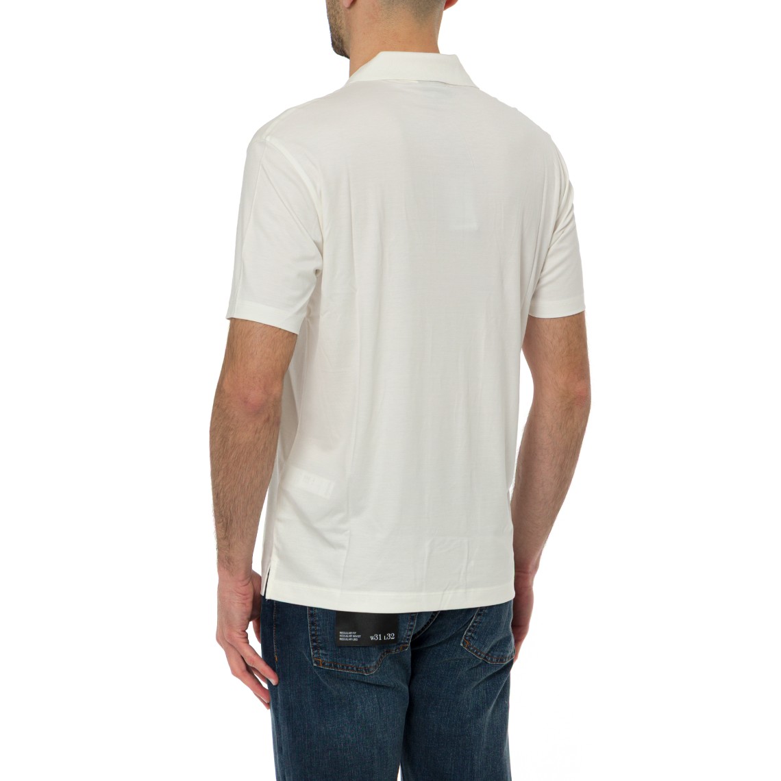 Polo Emporio Armani in misto seta