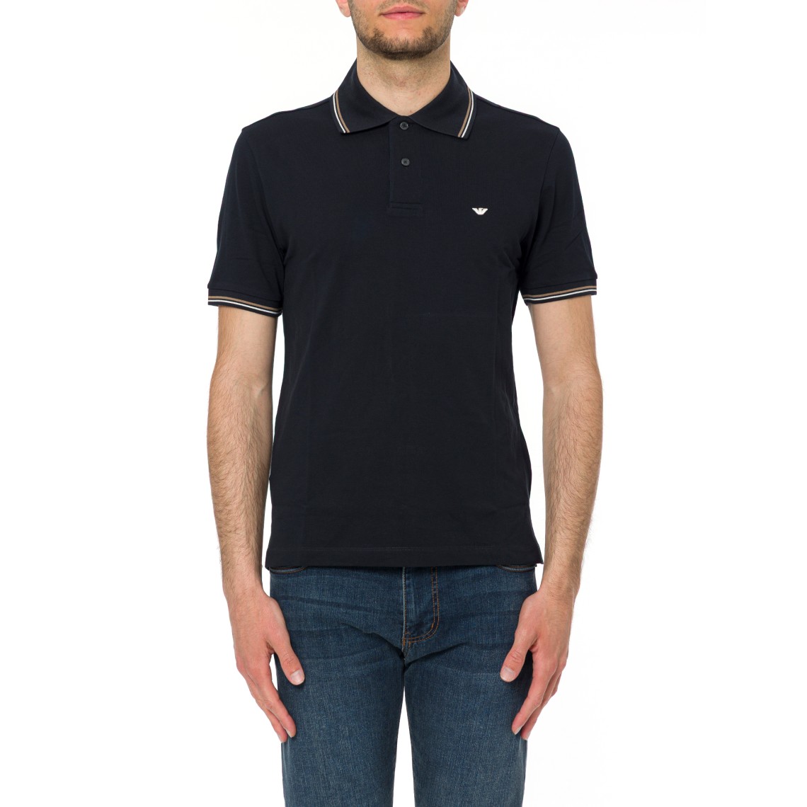 Polo Emporio Armani in cotone stretch