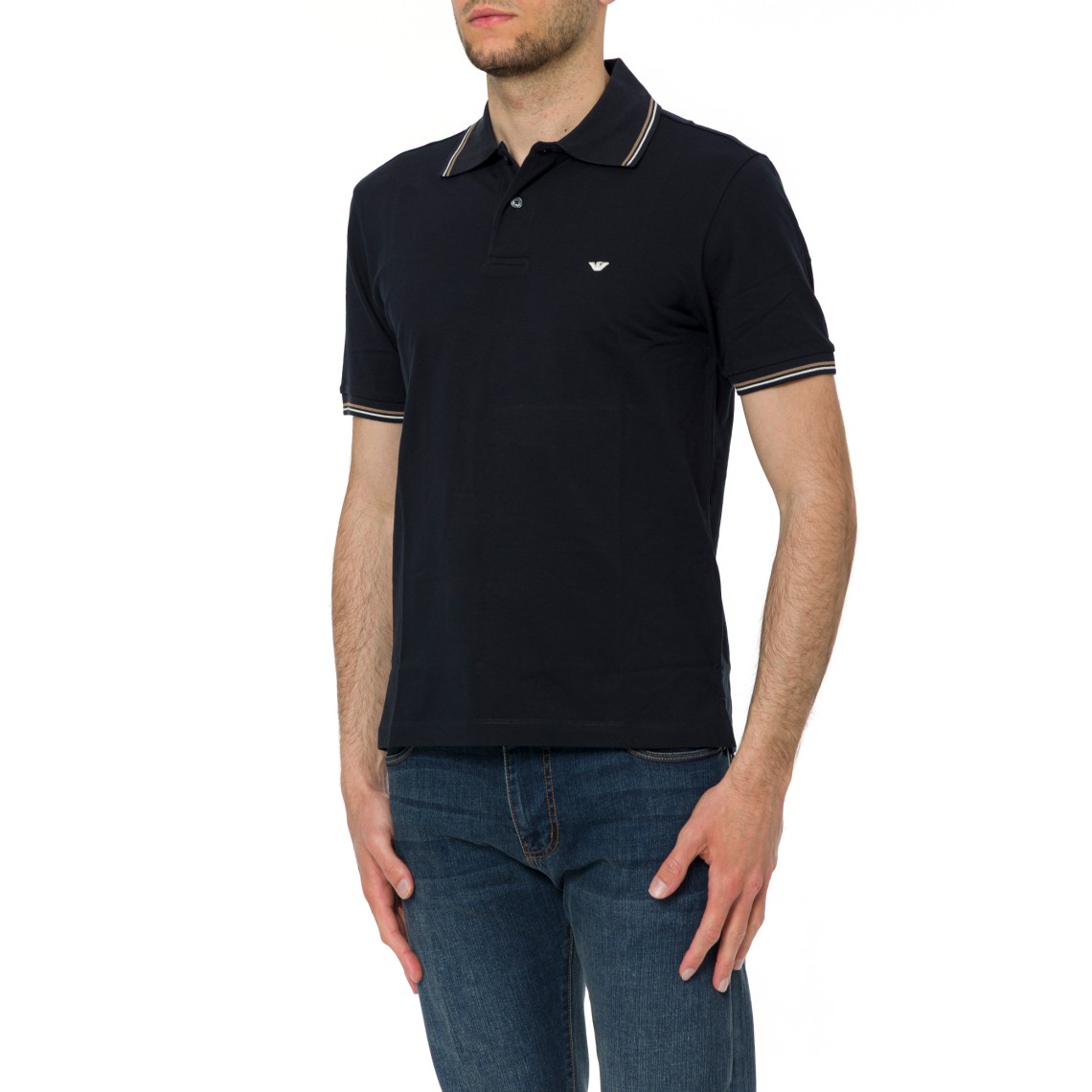 Polo Emporio Armani in cotone stretch