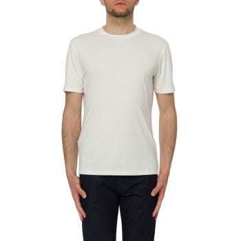 T-shirt basic Emporio Armani in misto seta