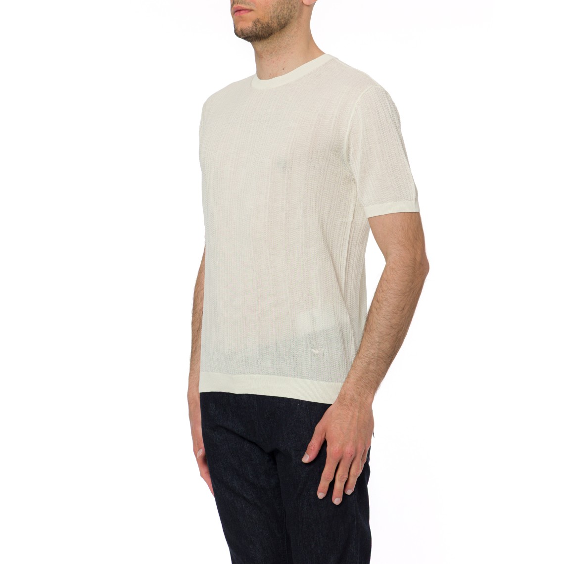 Maglia girocollo Emporio Armani in cotone
