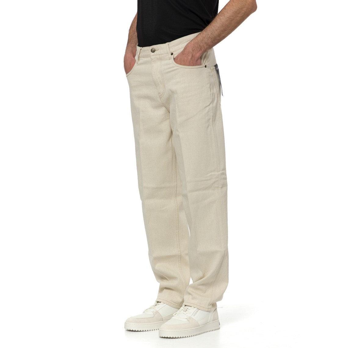 Jeans straight Emporio Armani in denim