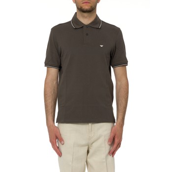 Polo Emporio Armani in cotone stretch