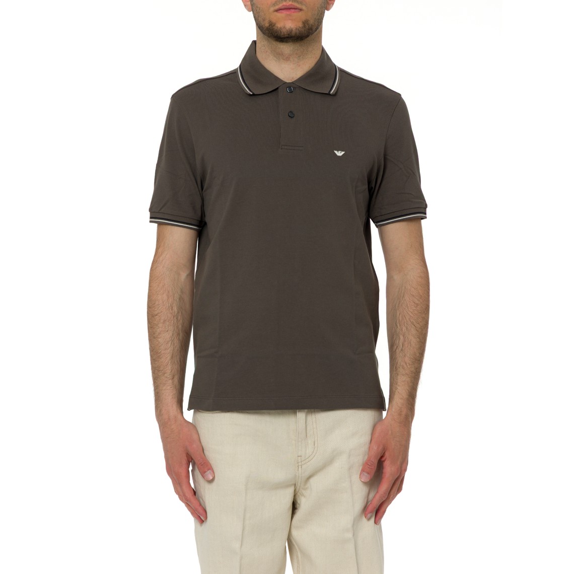 Polo Emporio Armani in cotone stretch