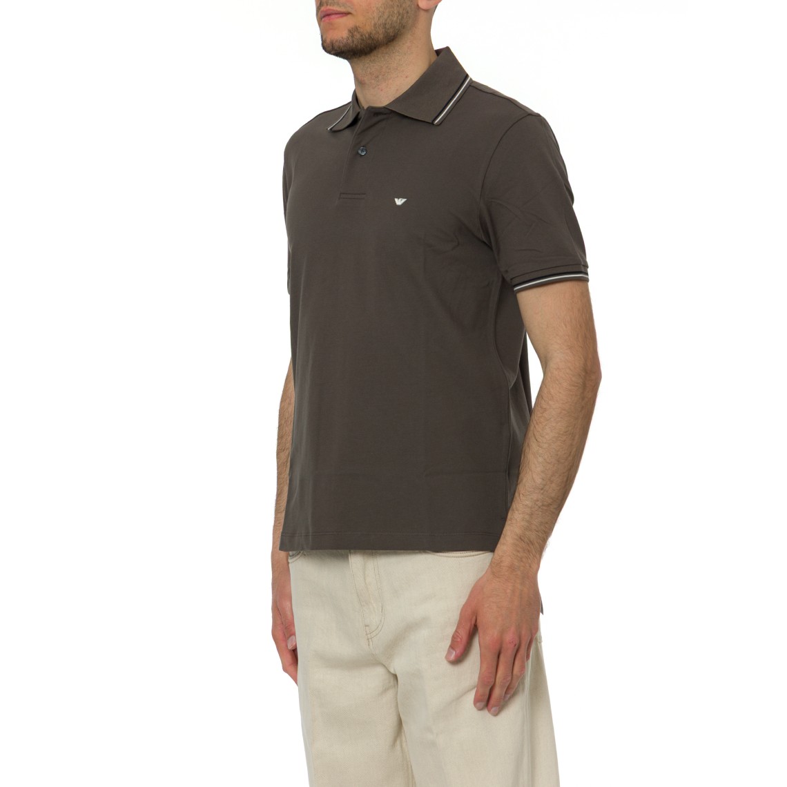 Polo Emporio Armani in cotone stretch