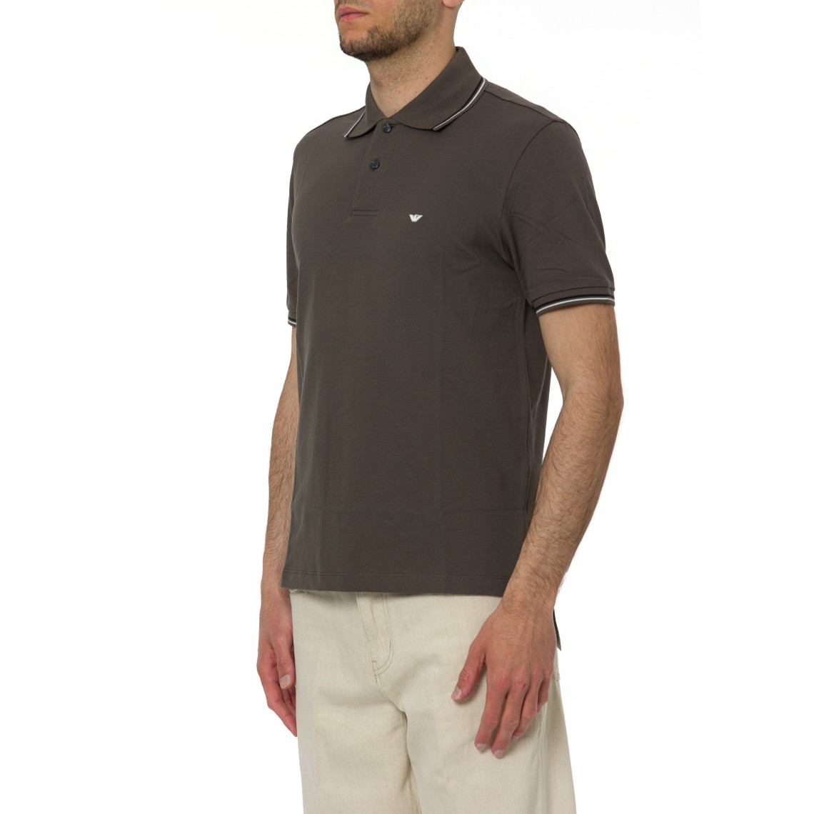 Polo Emporio Armani in cotone stretch
