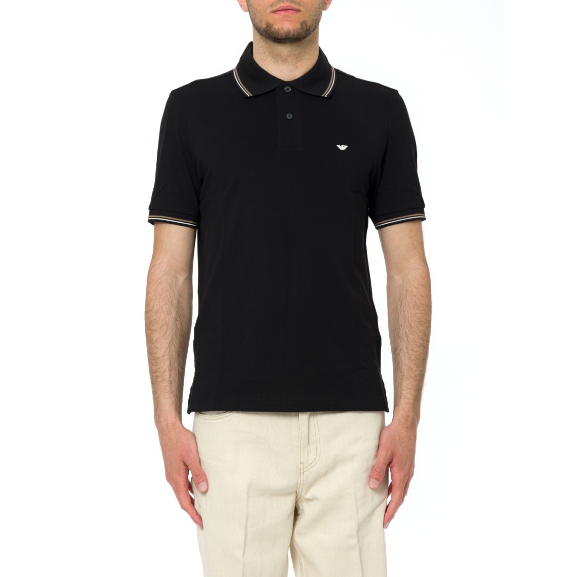 Polo Emporio Armani in cotone stretch