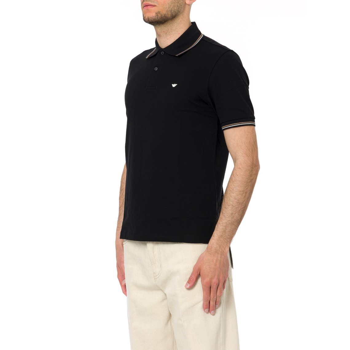 Polo Emporio Armani in cotone stretch