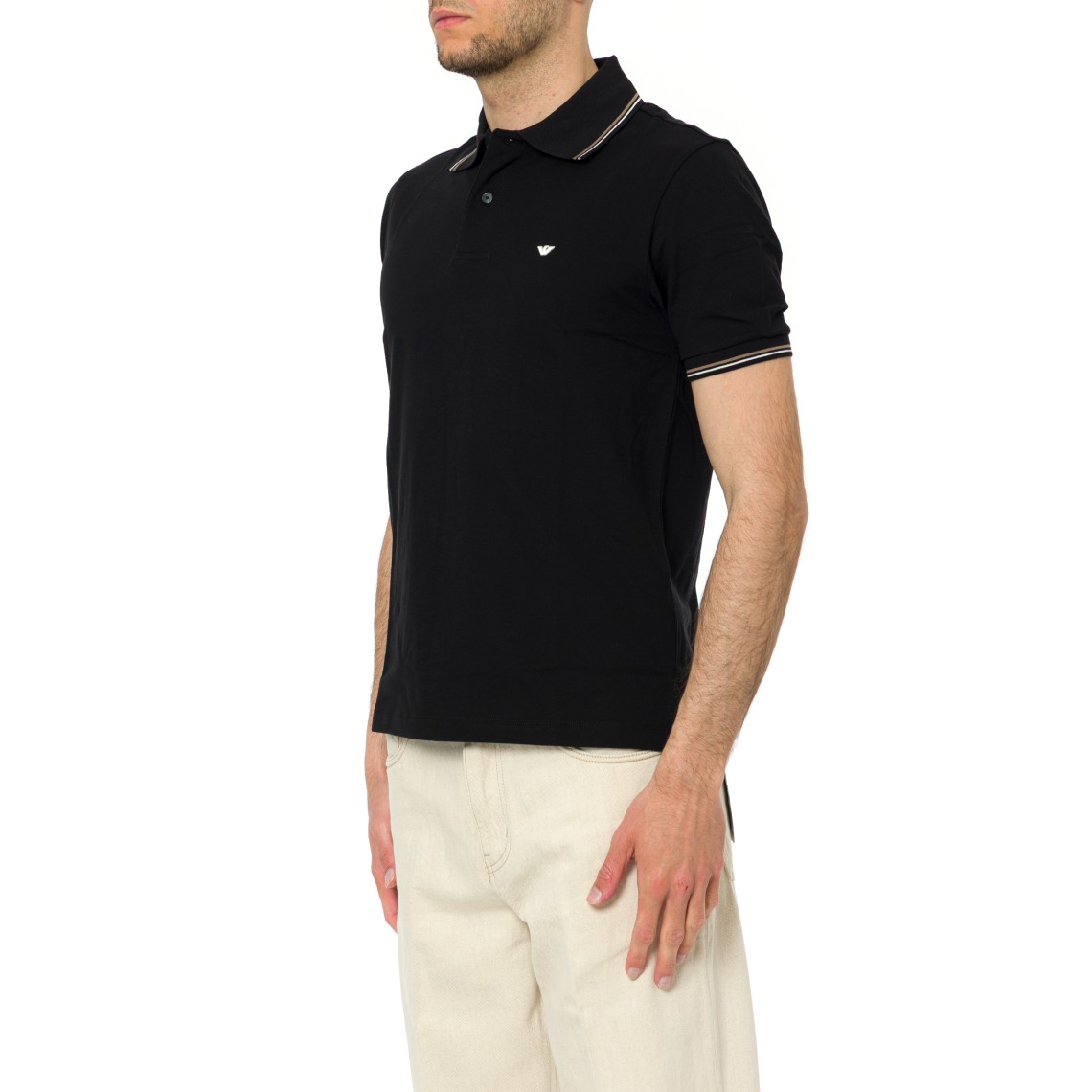 Polo Emporio Armani in cotone stretch