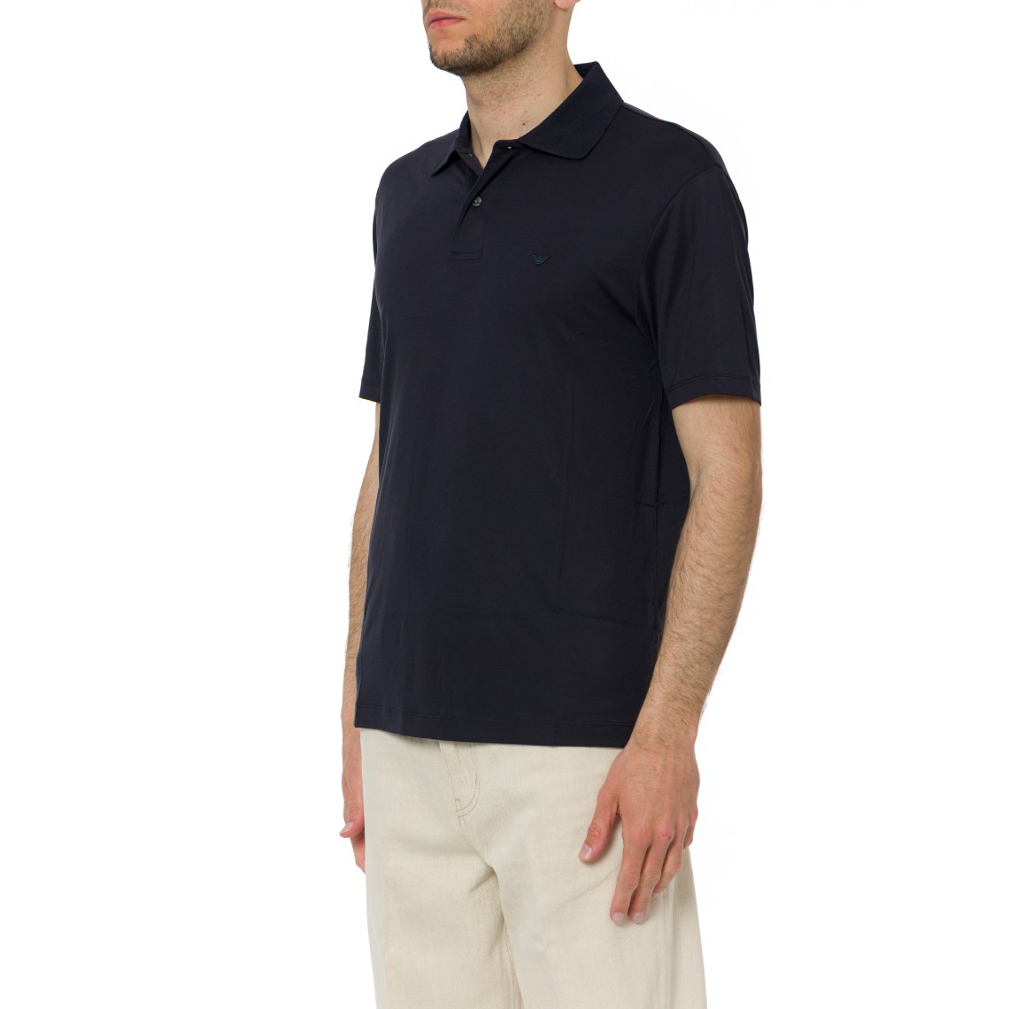 Polo Emporio Armani in misto seta