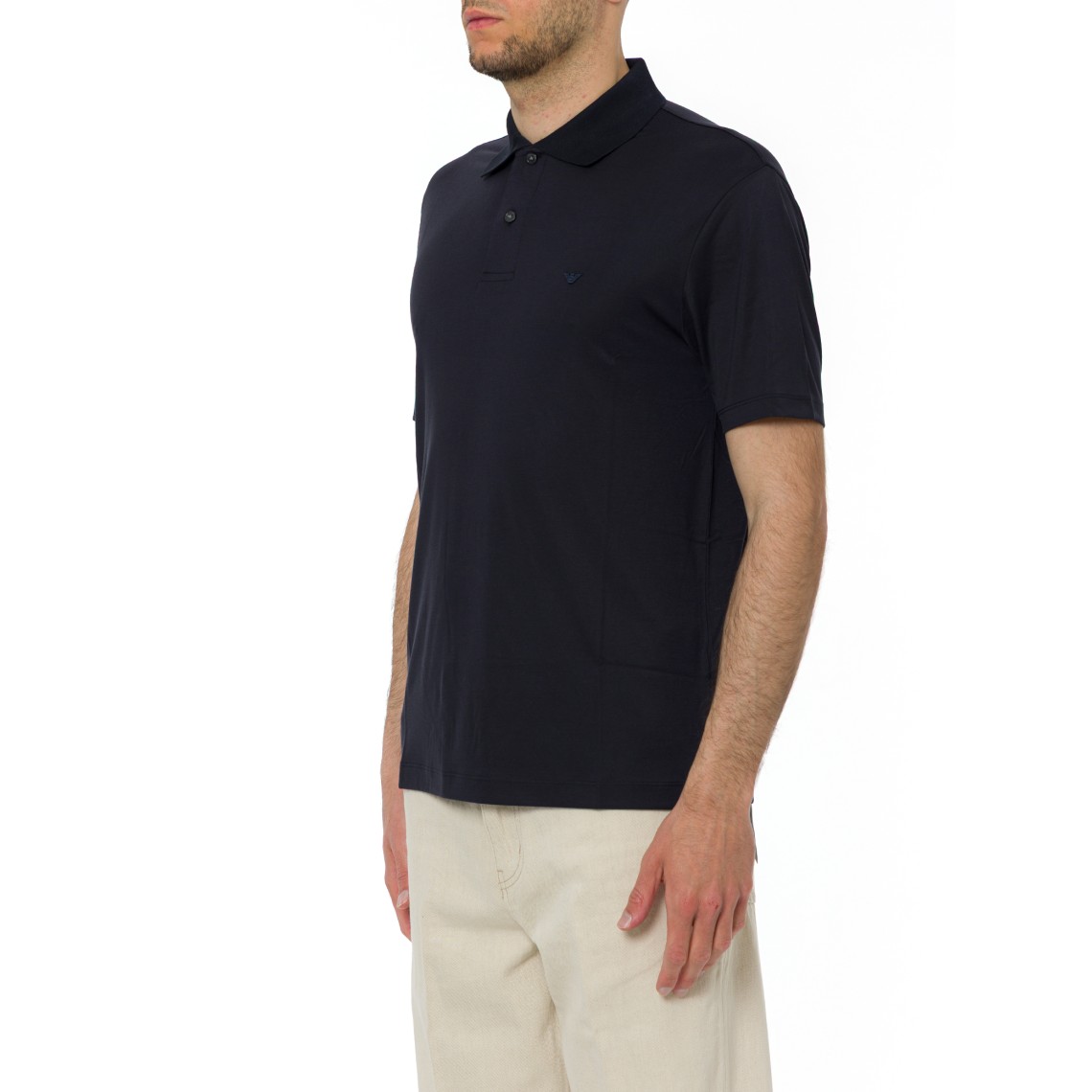 Polo Emporio Armani in misto seta