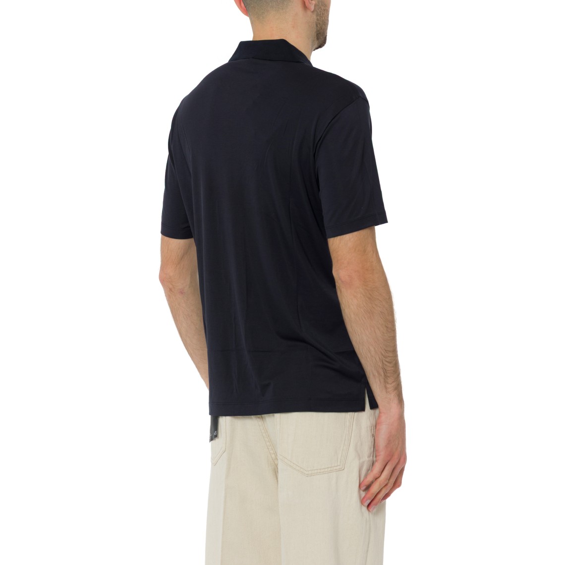 Polo Emporio Armani in misto seta