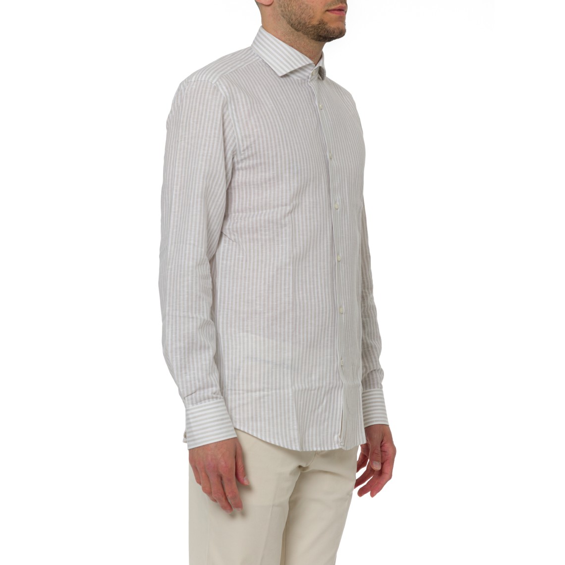 Camicia a righe Boss