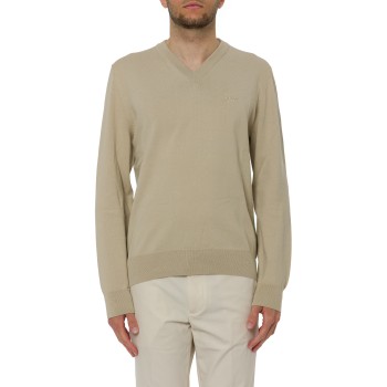 Maglione con scollo a V Boss