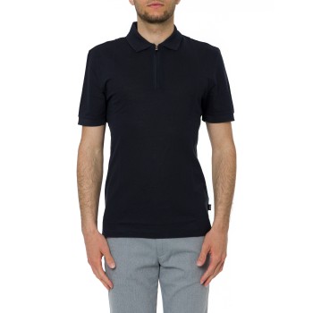 Polo con zip Boss